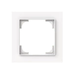 Busch-Jaeger 2CKA001754A4838 Abdeckrahmen 1-fach studioweiß matt - Busch-art linear® 