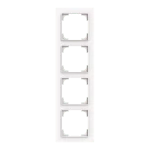 Busch-Jaeger 2CKA001754A4862 Abdeckrahmen 4-fach studioweiß matt - Busch-art linear® 