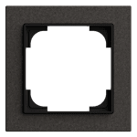Busch-Jaeger 2CKA001754A4897 Abdeckrahmen 1-fach papierschwarz - Busch-art linear® 