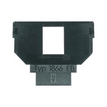 Busch-Jaeger 2CKA001764A0174 Sockel 1 x 6- und 8-polige Modular-Jack, Kat. 3 