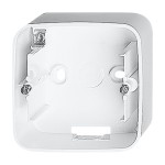 Busch-Jaeger 2CKA001799A0436 Aufputz-Gehäuse 1-fach studioweiß - alpha 