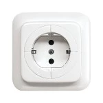 Busch-Jaeger 2CKA002011A3629 Busch-Objektsteckdose® SCHUKO® Steckdose alpinweiß - Reflex SI Reflex SI 