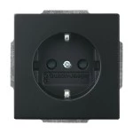 Busch-Jaeger 2CKA002013A5333 SCHUKO® Steckdosen-Einsatz Safety+ schwarz matt - Plattform 63 
