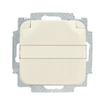 Busch-Jaeger 2CKA002018A0604 SCHUKO® Steckdosen-Einsatz mit Klappdeckel mit Beschriftungsfeld weiß - 