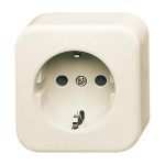 Busch-Jaeger 2300 EAP-09-503 Schuko Steckdose cremeweiß 2CKA002041A0135 