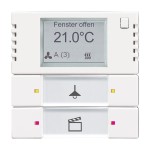 Busch-Jaeger 2CKA006134A0324 Bedienelement 2/4-fach, mit RTR, Multifunktion/Farbkonzept 