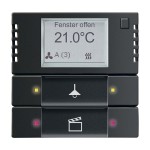 Busch-Jaeger 2CKA006134A0329 Bedienelement 2/4-fach, mit RTR, Multifunktion/Farbkonzept 