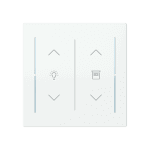 Busch-Jaeger 2CKA006199A0384 Abdeckung als Wippe 2-fach 