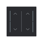 Busch-Jaeger 2CKA006199A0433 Abdeckung als Wippe 2-fach 