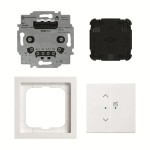 Busch-Jaeger 2CKA006200A0284 Jalousie-Einsatz flex, 1-fach, Komplettset mit 2-fach Bedienelement, Wireless 