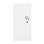 Busch-Jaeger 2CKA006220A0364 Wippe 2-fach links, mit Symbol Dimmer Busch-balance® SI 