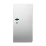 Busch-Jaeger 2CKA006220A0424 Wippe 2-fach rechts, mit Symbol Licht 