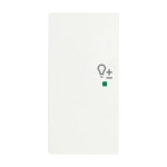 Busch-Jaeger 2CKA006220A0490 Wippe 2-fach links, mit Symbol Dimmer 