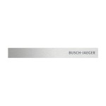 Busch-Jaeger 2CKA006310A0148 Standardabschlussleiste unten mit Schriftzug, Busch-priOn® 