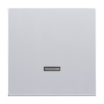Busch-Jaeger 2CKA006599A2887 Bedienelement für Schalter/Dimmer Einzeltaster mit Glimmlampe alusilber - 