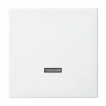 Busch-Jaeger 2CKA006599A3018 Bedienelement für Schalter/Dimmer Einzeltaster mit Glimmlampe alpinweiß - 