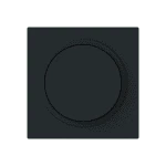 Busch-Jaeger 2CKA006599A3055 Zentralscheibe für Dimmer Drehknopf mit Glimmlampe schwarz matt - Busch-art 