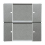 Busch-Jaeger 6736-803 Bedienelement ZigBee Light Link 2-fach graumetallic 2CKA006730A0105 