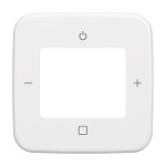 Busch-Jaeger 2CKA008200A0239 Zentralscheibe mit Aufdruck Busch-Radio alpinweiß - Reflex SI 