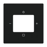 Busch-Jaeger 2CKA008200A0260 Zentralscheibe mit Aufdruck Busch-Radio schwarz matt - Plattform 63 