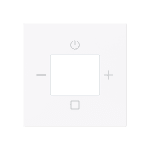 Busch-Jaeger 2CKA008200A0285 Zentralscheibe mit Aufdruck Busch-Radio studioweiß - Busch-art linear® 