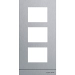 Busch-Jaeger 2TMA200160A0033 Frontplatte Audio, 1/3, aluminium 