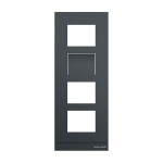 Busch-Jaeger 2TMA220160B1005 Frontplatte Video, 1/4, anthrazit 