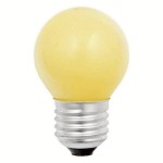 Scharnberger + Hasenbein 40272 farbige Glühlampe E27 Tropfen 15 Watt gelb 