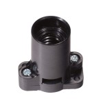 Schaum 241115 Illufassung E14 schwarz stehend 