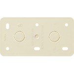 Gira 008013 Montageplatte zur Montage von Aufputz-Geräten 2-fach für Kombination AP Cremeweiß 
