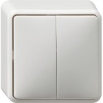 Gira 010513 Wippschalter 10AX 250V Serienschalter Reinweiß 