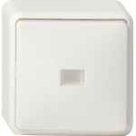 Gira 011613 Wipp-Kontrollschalter 10AX 250V Universal-Aus-Wechselschalter Reinweiß 