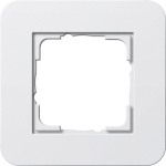 GIRA 0211410 Abdeckrahmen 1f Gira E3 Reinweiß/Reinweiß 