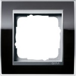 GIRA 0211736 Abdeckrahmen 1f Zwischenr. F Alu Gira Event Klar Schwarz 