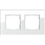 GIRA 021212 Abdeckrahmen 2f Gira Esprit G Weiß 