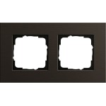 GIRA 0212127 Abdeckrahmen 2f Gira Esprit Alum.Braun(elox.) 