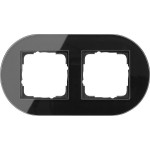 GIRA 0212135 Abdeckrahmen 2f Gira Studio G Schwarz 