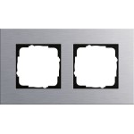 GIRA 021217 Abdeckrahmen 2f Gira Esprit Aluminium 