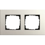 GIRA 0212220 Abdeckrahmen 2f Gira Esprit Lin.Mpx.Hellgrau 