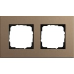 GIRA 0212221 Abdeckrahmen 2f Gira Esprit Lin.Mpx.Hellbraun 