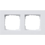 GIRA 0212225 Abdeckrahmen 2f flach Gira E2 Reinweiß m 