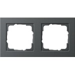 GIRA 021223 Abdeckrahmen 2f Gira E2 Anthrazit 