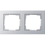 GIRA 021225 Abdeckrahmen 2f Gira E2 F Alu 