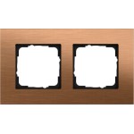 GIRA 021238 Abdeckrahmen 2f Gira Esprit Bronze 