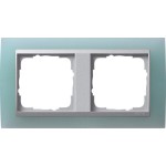 GIRA 021251 Abdeckrahmen 2f Zwischenr. F Alu Gira Event Opak Mint 