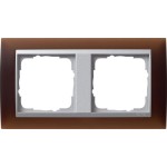 GIRA 021259 Abdeckrahmen 2f Zwischenr. F Alu Gira Event Opak Dklbraun 