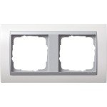 GIRA 021271 Abdeckrahmen 2f Zwischenr. F Alu Gira Event Reinweiß m 