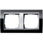 GIRA 0212736 Abdeckrahmen 2f Zwischenr. F Alu Gira Event Klar Schwarz 