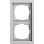 Gira 021276 Abdeckrahmen 2f F200 Grau matt lackiert 