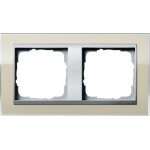 GIRA 0212776 Abdeckrahmen 2f Zwischenr. F Alu Gira Event Klar Sand 